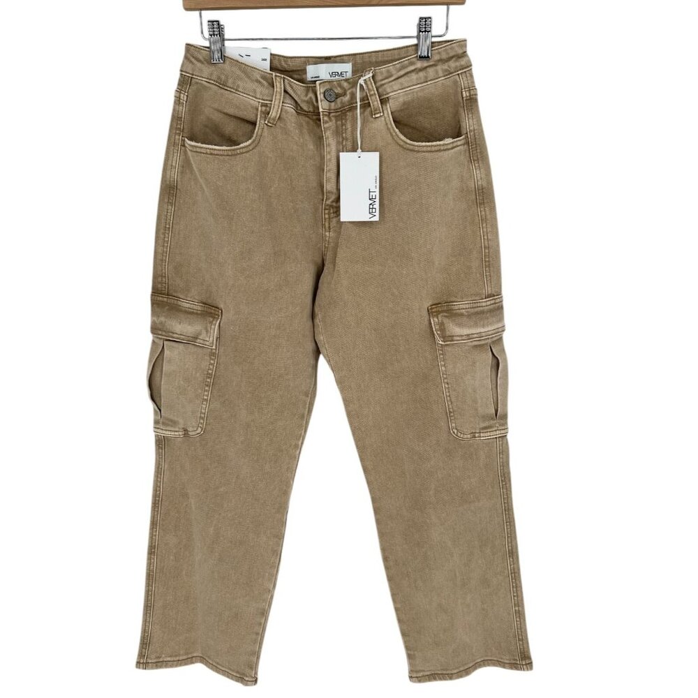 Vineyard Vines Women's Tan Cargo Jeans